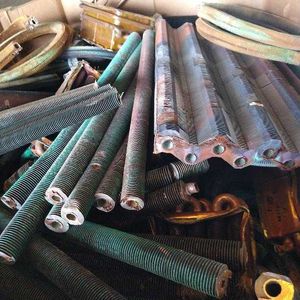 紫铜管散热器(带铁) Heat Exchangers Copper W Steel End