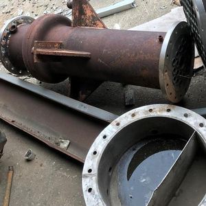 小黄铜管散热器(带壳) Heat exchangers brass w steel case small