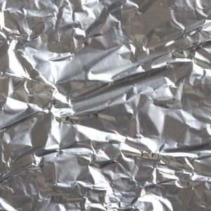 Clean aluminum foil