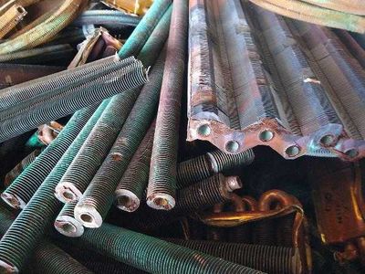 紫铜管散热器(带铁) Heat Exchangers Copper W Steel End