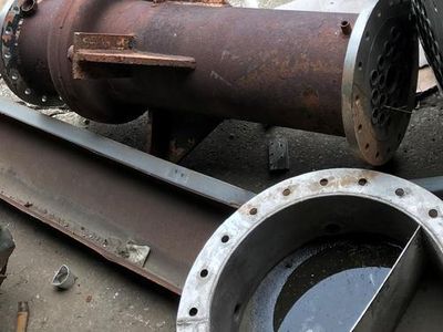 小黄铜管散热器(带壳) Heat exchangers brass w steel case small