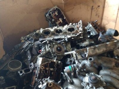Cast-aluminum motor shell-dirty