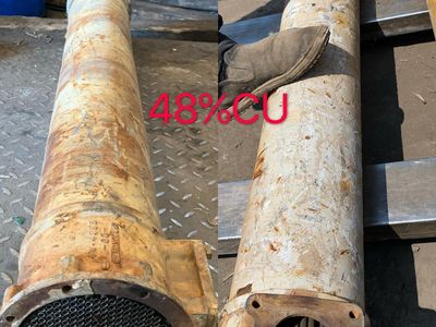 大紫铜管散热器(铁头) Heat exchangers copper w steel end large